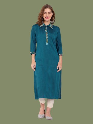 Soft cotton viscose kurti for versatile styling