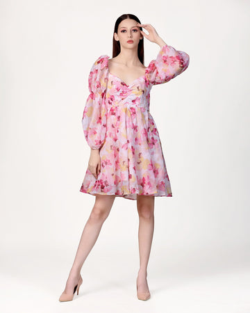 Pink Organza Dress