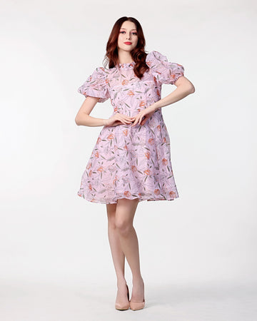 Purple Organza Dress