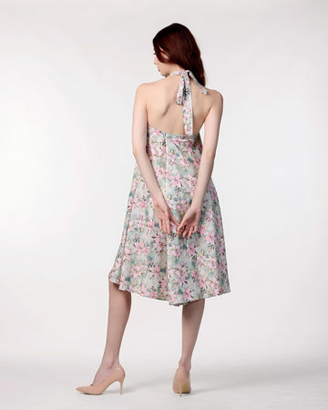 Pistachio Poly Georgette Dress