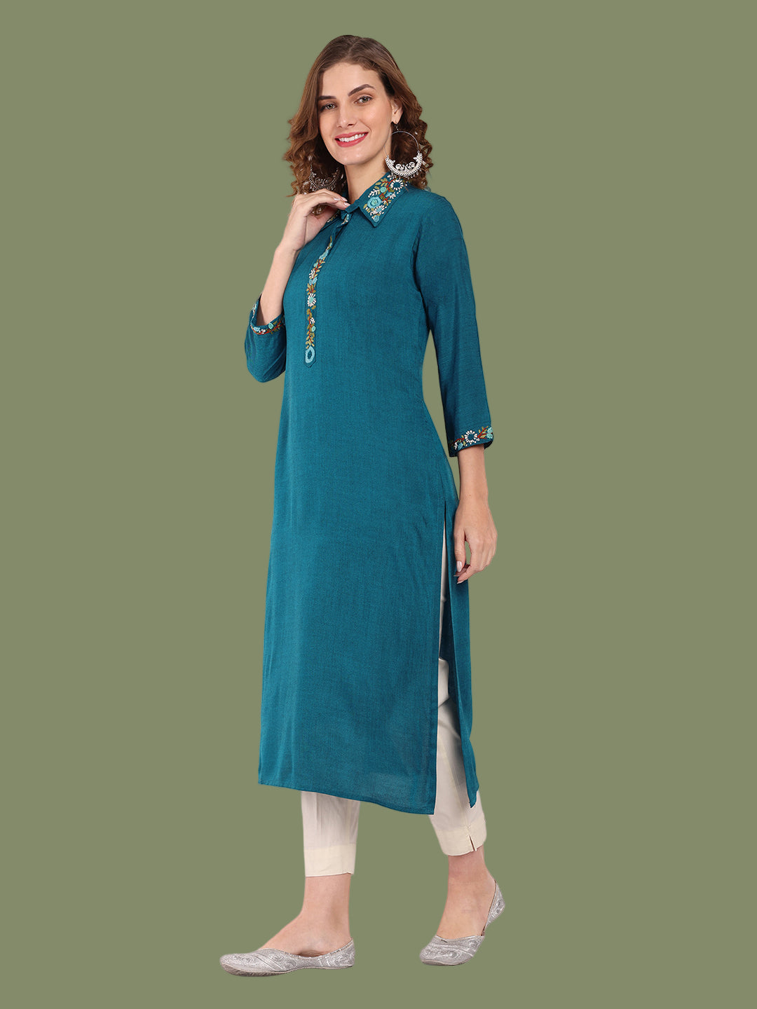 Soft cotton viscose kurti for versatile styling