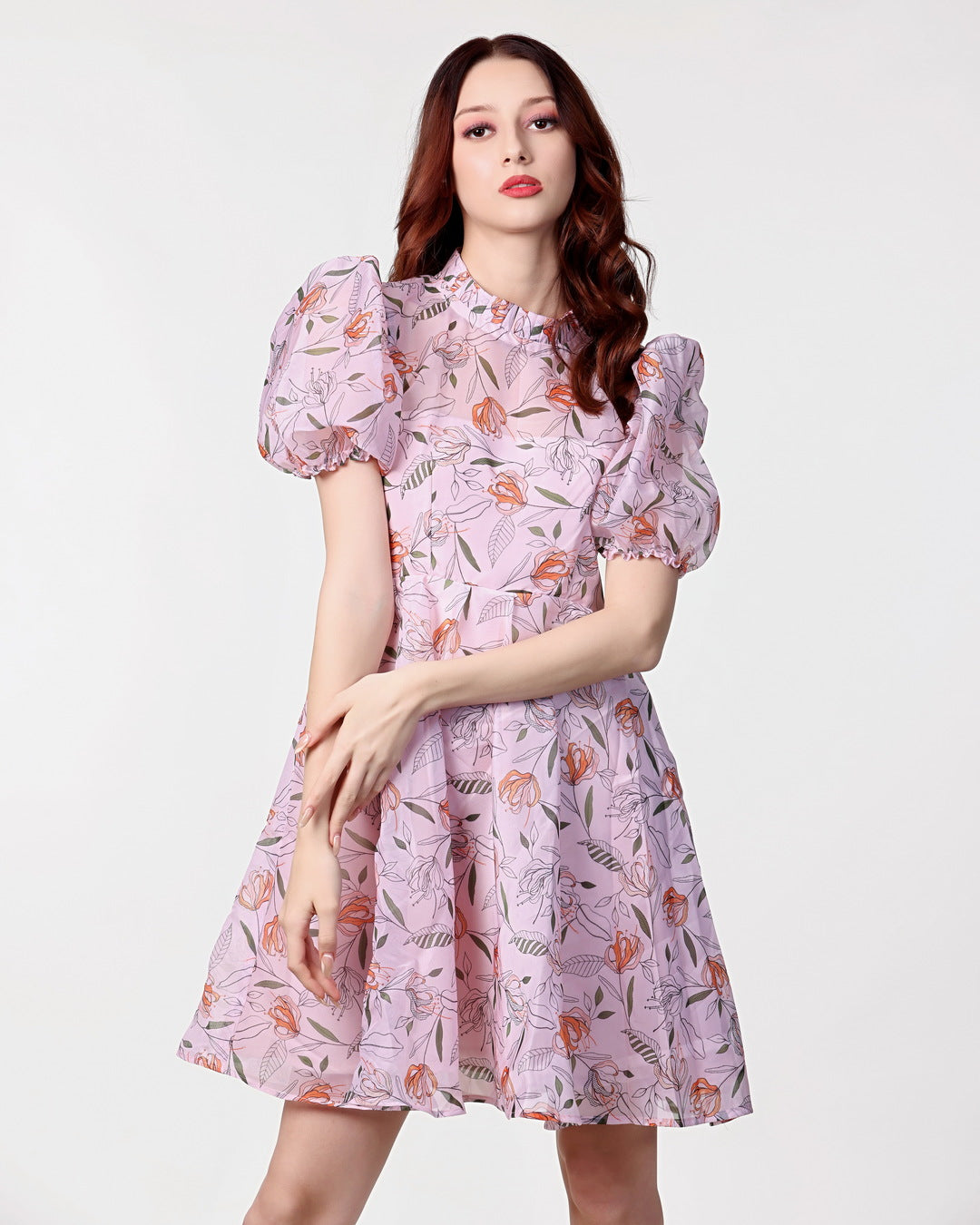 Purple Organza Dress