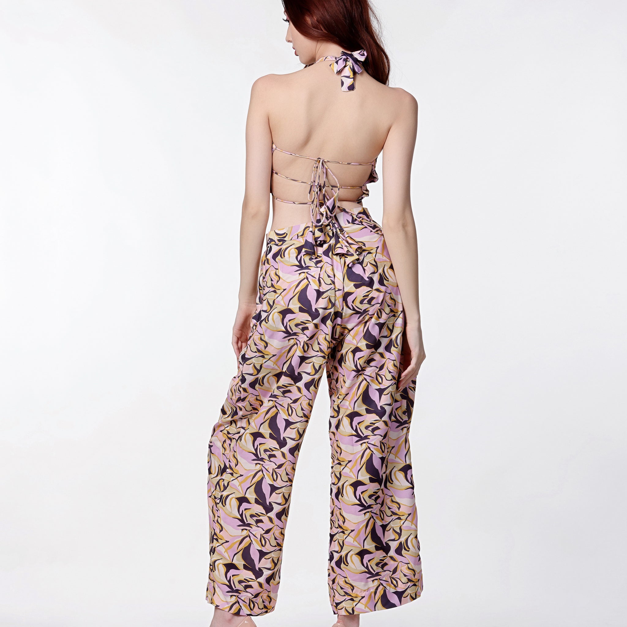 Pink Hue Poly Rayon Co-ord Set